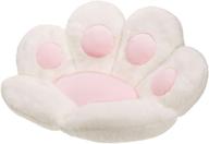 🐾 ditucu cat paw cushion: cozy office chair, bear paw warm floor pad for dining & bedroom comfort – white (31.4x27.5inch) logo