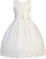 👗 swea pea & lilli white organza first communion dresses for girls (7-16) and plus size logo