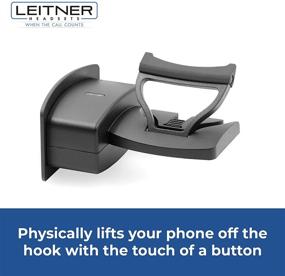 img 2 attached to 📞 Effortless Call Control: Leitner Handset Lifter for OfficeAlly Wireless Telephone Headsets
