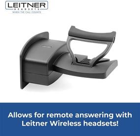 img 3 attached to 📞 Effortless Call Control: Leitner Handset Lifter for OfficeAlly Wireless Telephone Headsets