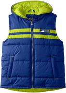 ixtreme boys puffer vest hood boys' clothing and jackets & coats logo