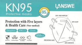 img 2 attached to LANSWE KN95 Protective Masks Pack