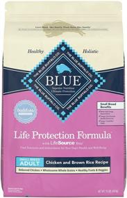 img 4 attached to 🐶 Optimized Adult Small Breed Dry Dog Food: Blue Buffalo Life Protection Formula Natural