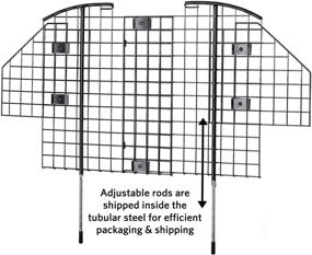 img 1 attached to 🚗 Wire Mesh Car Barrier for Pets in the Midwest