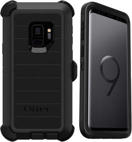 img 4 attached to 📱 OtterBox Defender Series Rugged Case & Holster for Samsung Galaxy S9 - Black - Microbial Defense, Retail Packaging