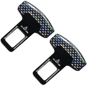 img 2 attached to 🔒 DALINGLAM Seat Belt Clips - Universal Automotive Car Belt Buckle (2PCS)