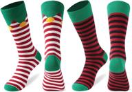 🧦 gmall holiday novelty fashion dream word cute pattern dress crew socks - christmas, new year, thanksgiving day gift logo