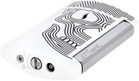 img 1 attached to 🔥 S.T. Dupont D-010512 Minijet Lighter - White Skull: Ignite with Style and an Edgy Twist!