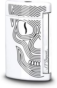 img 3 attached to 🔥 S.T. Dupont D-010512 Minijet Lighter - White Skull: Ignite with Style and an Edgy Twist!