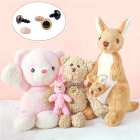 img 1 attached to 👀 TUPARKA 600 Pcs Plastic Safety Eyes and Noses: Perfect Set for Doll & Plush Craft Making