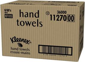 img 3 attached to 🤲 Kleenex White Hand Towels (60 Count) - Pack of 6: Superior Quality and Value