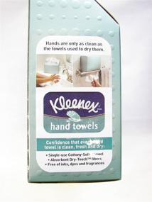 img 2 attached to 🤲 Kleenex White Hand Towels (60 Count) - Pack of 6: Superior Quality and Value