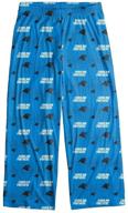 🐆 unleash your inner fan with carolina panthers scatter pattern men's pajama clothing logo