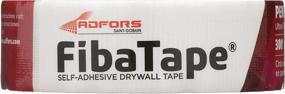 img 3 attached to FibaTape FDW8654-U Perfect Finish: The Ultimate Ultra-Thin Joint Drywall Tape - 1-7/8 in. x 300 ft, White