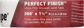 img 2 attached to FibaTape FDW8654-U Perfect Finish: The Ultimate Ultra-Thin Joint Drywall Tape - 1-7/8 in. x 300 ft, White