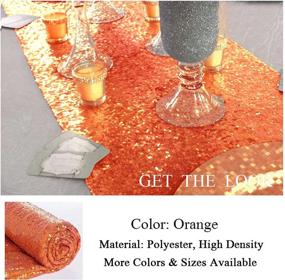img 1 attached to Sequin Table Runner 108 14X108 Inch
