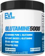 💪 evlution nutrition l-glutamine 5000: усиленное восстановление после тренировки и поддержка иммунитета с помощью чистого растительного порошка, не содержащего глютена - 60 порций! логотип