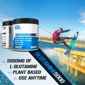 img 1 attached to 💪 Evlution Nutrition L-Glutamine 5000: Усиленное восстановление после тренировки и поддержка иммунитета с помощью чистого растительного порошка, не содержащего глютена - 60 порций!