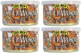 img 1 attached to 🐛 Zoo Med Can O' Worms 1.2 oz - 4 Pack
