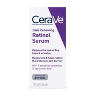 🔆 cerave retinol serum for smoothing fine lines, brightening skin, and anti-aging benefits – with hyaluronic acid, niacinamide, and ceramides, 1 ounce logo