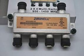 img 1 attached to 📺 Zinwell MS2X4RO-03 2x4 Мультипереключатель: Упростите распределение сигнала спутниковой антенны