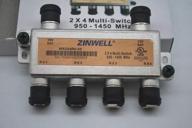 📺 zinwell ms2x4ro-03 2x4 мультипереключатель: упростите распределение сигнала спутниковой антенны логотип