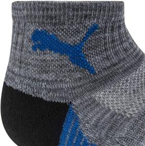 img 1 attached to Optimized for SEO: PUMA Boys' 6-Pack Quarter Crew Socks