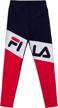 fila heritage athletic stretch blocking girls' clothing in active logo