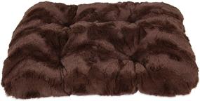 img 2 attached to 🐶 SnooZZy Cozy Comforter Crate Mat in Brown for 24" Wire Crates by Precision Pet Products - Ultimate Comfort for Your Furry Friend