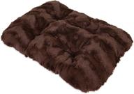 🐶 snoozzy cozy comforter crate mat in brown for 24" wire crates by precision pet products - ultimate comfort for your furry friend logo