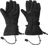 outdoor research highcamp gloves medium: superior comfort and durability for your outdoor adventures logo