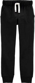 img 1 attached to 👖 Carter's 2 Pack French Terry Active Joggers/Pants for Toddler Boys