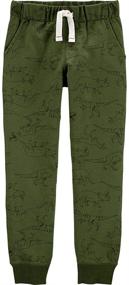 img 2 attached to 👖 Carter's 2 Pack French Terry Active Joggers/Pants for Toddler Boys