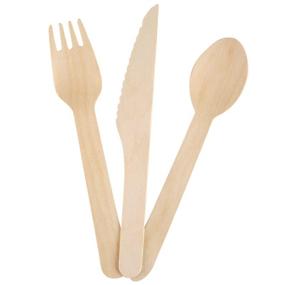 img 3 attached to 🍽️ Perfect Stix Wooden Cutlery Kit: Convenient Pack of 200 for All Your Dining Needs