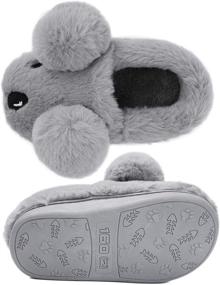 img 3 attached to Magtoe Toddler Little Boys' Indoor Slippers Shoes