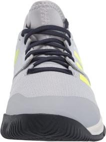 img 3 attached to Adidas Court Bounce Silver Yellow Men's Shoes for Athletic