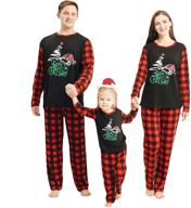 🎄 family christmas pajamas set striped sleepwear pants xmas jammies holiday pjs for the whole family. logo