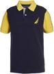 nautica sleeve colorblock citrus x large boys' clothing and tops, tees & shirts logo