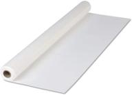 💯 hoffmaster 114000 plastic tablecover roll - 300' length x 40" width - white: durable and convenient tablecloth solution logo