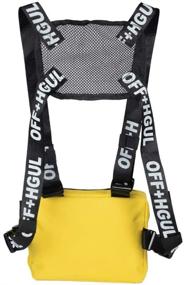 img 3 attached to Universal Chest Rig Hands-Free Bag with Walkie Talkie Holster - Ideal for Men and Women