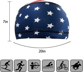 img 2 attached to Sweat-Wicking Helmet Liner, Cooling Cap, Running Hat, Cycling Cap Skull Cap, Hard Hat Liner for Men and Women by Alpurple