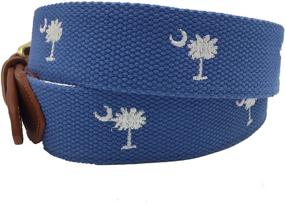 img 1 attached to Carolina Award-Winning Embroidered Boys' Accessories for Belts from Charleston Belt