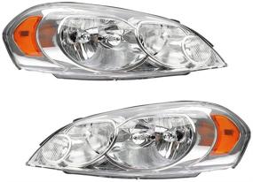 img 4 attached to IRONTEK Headlight Replacement GM2502261 GM2503261