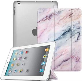 img 4 attached to Fintie Case For IPad 2 3 4 (Old Model) - Lightweight Smart Slim Shell Translucent Frosted Back Cover Auto Wake/Sleep For IPad 4Th Generation Retina Display