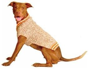 img 1 attached to 🐶 Small Tan Camp Dog Sweater by Chilly Dog