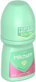 img 2 attached to 💦 Mitchum Roll-On Antiperspirant Deodorant for Women, Powder Fresh Scent, 1.7oz.