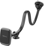 📱 1zero magnetic phone car mount with 14-inch gooseneck long arm extension - securely hold all cell phones with 6 strong magnets logo