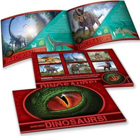 img 2 attached to 🦖 Exploring Prehistoric Wonders: JOYIN Educational Realistic Dinosaur Book & Party Package