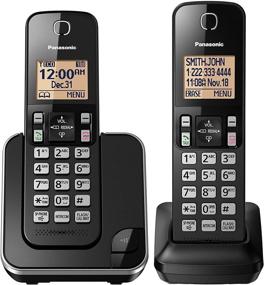 img 2 attached to 📞 Renewed Panasonic KX-TGC352B / KX-TGC382B DECT 6.0 2-Handset Landline Telephone