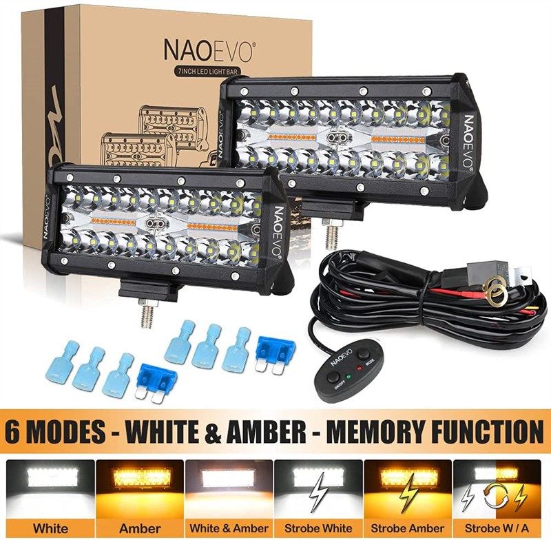 naoevo strobe function driving harness 로고